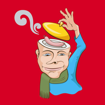 創(chuàng)意圖形概念插畫(huà)?？尚Φ娜? style=