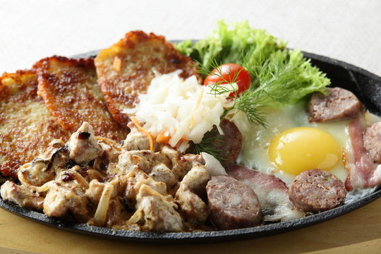 肉和雞蛋