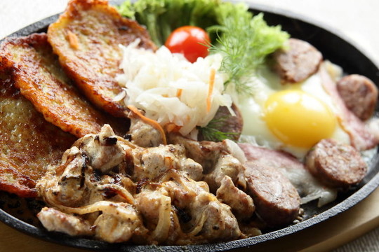 肉和雞蛋