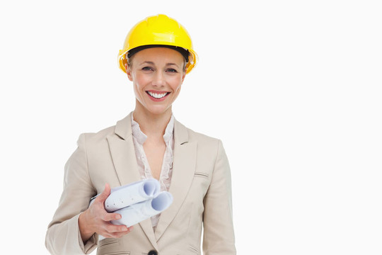 一位女性建筑師的畫像