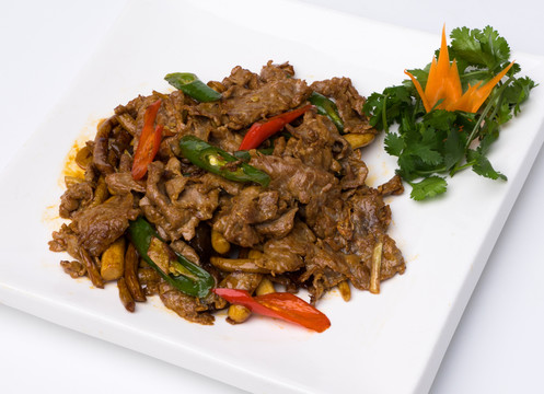 茶樹菇炒牛肉