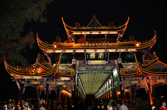 都江堰夜景