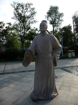 杜甫雕塑