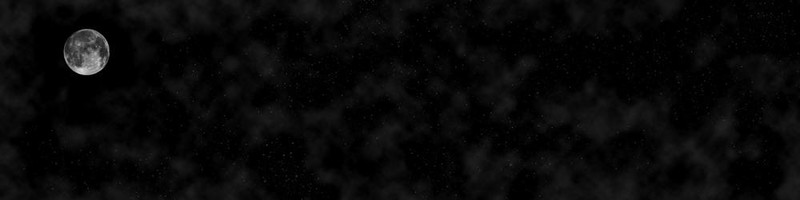 夜空中的月亮