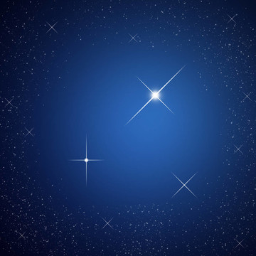 夜空明亮的星星