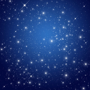 夜空中的星星