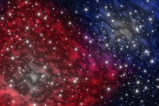 夜空中的星星