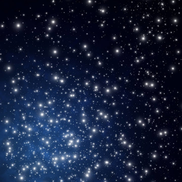 夜空中的星星