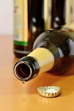 空的啤酒瓶