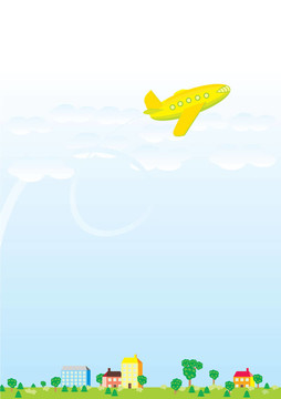 飛機(jī)天空和地球