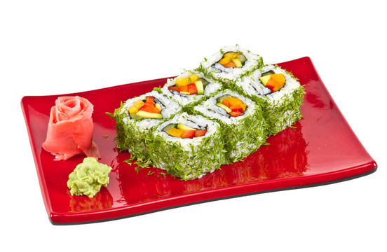日本的素食卷蒔蘿菜