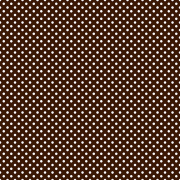 無縫的白Brown Polkadots