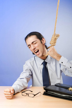 商人準(zhǔn)備自殺