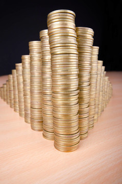 高堆疊金幣