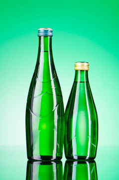 水瓶作為健康飲品的概念