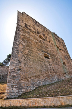 城堡Vieste。普利亞。意大利.