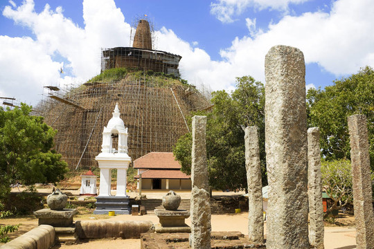 Abhayagiriya Dagoba；阿努拉德普勒；斯里蘭卡