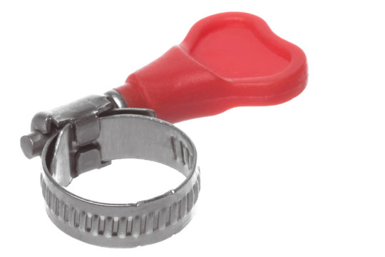 Hose Fastener Macro孤立