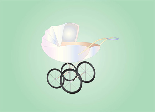 古董嬰兒車(chē)
