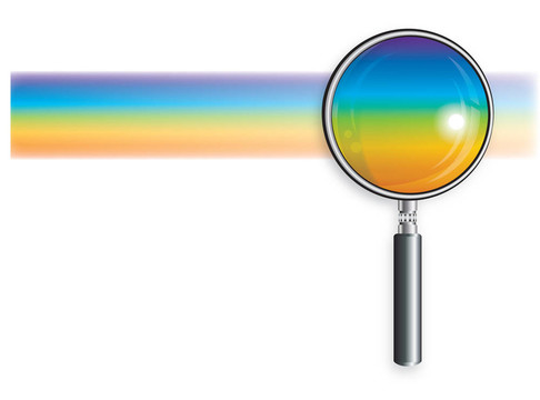 彩虹與Magnifying Glass