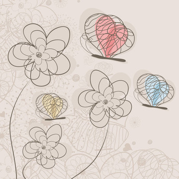蝴蝶與花