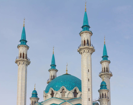 qolsharif清真寺在喀山克里姆林