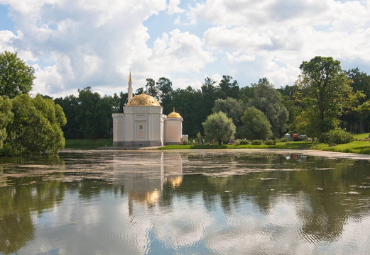 土耳其浴。Tsarskoye Selo（俄羅斯）；圣彼得堡；俄羅斯。