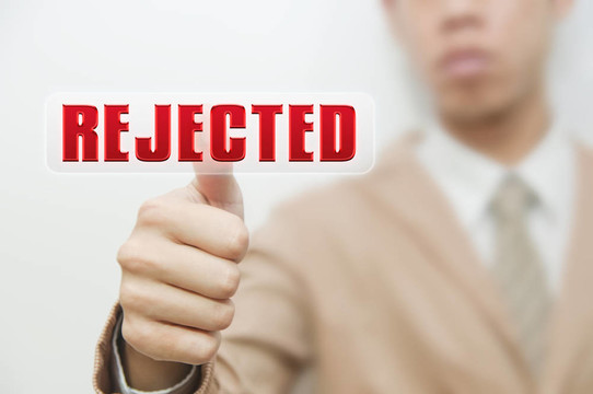 生意人按下觸摸屏oncancelled按鈕