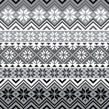 北歐雪花圖案