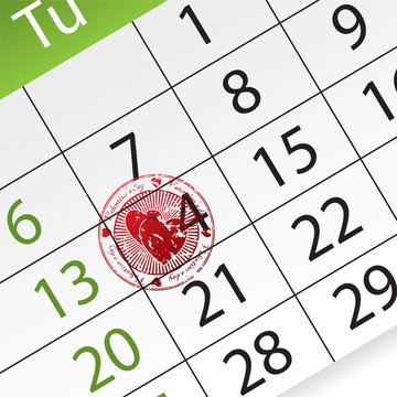 2月14日的愛情郵票