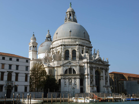 Basilica di Santa Maria Della致敬-威尼斯；意大利。Santa Mari