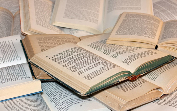 打開的書