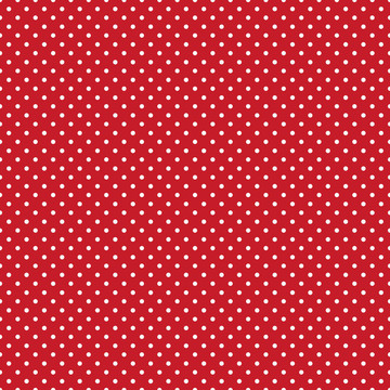 無縫的圓點(diǎn)；Bright Red