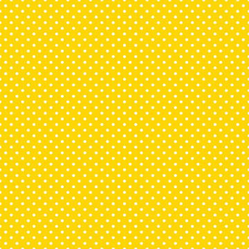 無縫的圓點(diǎn)；Bright Yellow