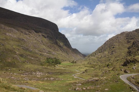 差距的Dunloe；愛爾蘭。