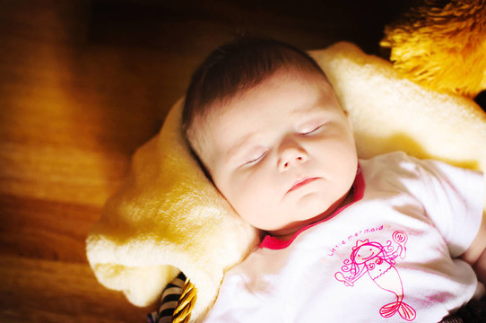 沉睡的嬰兒