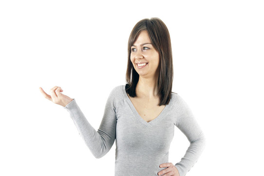 女人指向