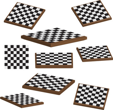 棋盤設(shè)置3D