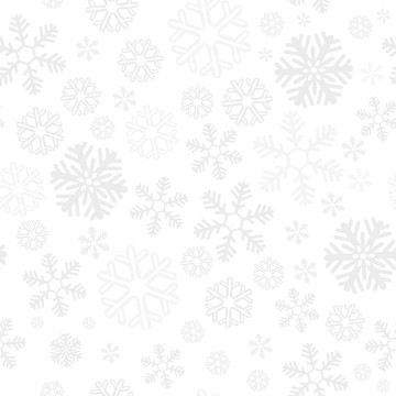 雪花圣誕與新年無縫圖案
