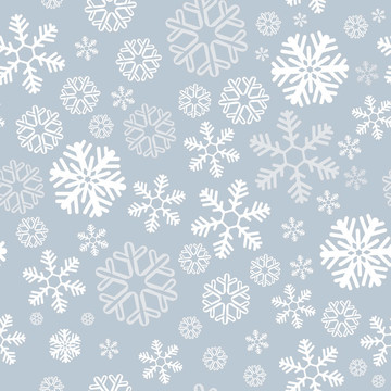 雪花無(wú)縫背景