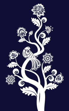 舊貨背景與鳥(niǎo)類
