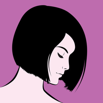 漂亮的女人的臉