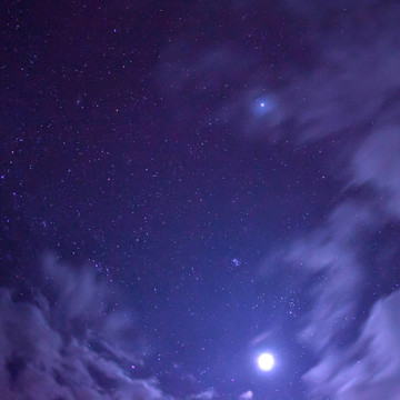 夜空中的星星
