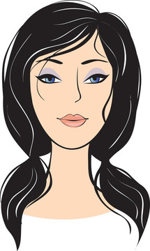 美女臉。設(shè)計(jì)元素