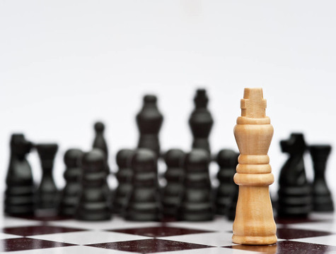 戰(zhàn)略商務概念應用的棋局