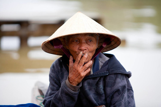 越南老人的人