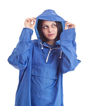 女性穿的雨衣