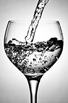 水玻璃酒杯