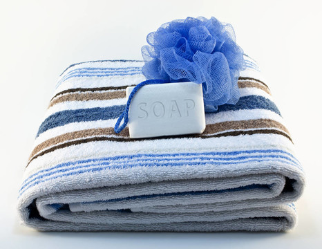 肥皂海绵毛巾