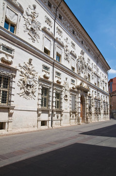 某宮。Ferrara。Emilia Romagna。意大利.